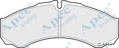 APEC BRAKING pad1292 -  Комплект тормозных колодок, дисковый тормоз